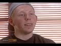 Young lumberyard worker breaks back