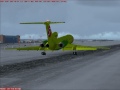 seriously off centre landing at unnt oops