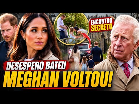 😱 MEGHAN E OS FILHOS REENCONTRAM CHARLES APÓS 4 ANOS EM MEIO AO CAOS DE HARRY