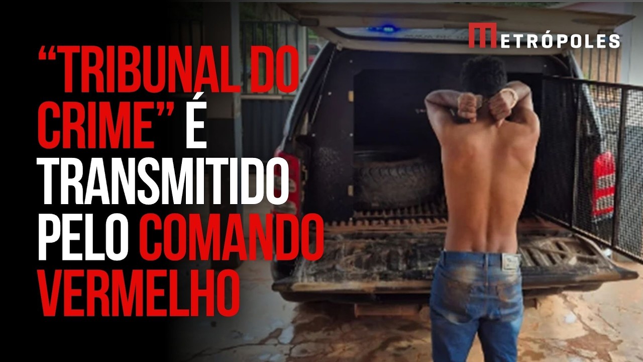 CV amarra vítima e transmite “tribunal do crime” em chamada de vídeo