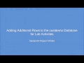 Adding Additional Rows to the custdemo Database for Lab Activities View Video