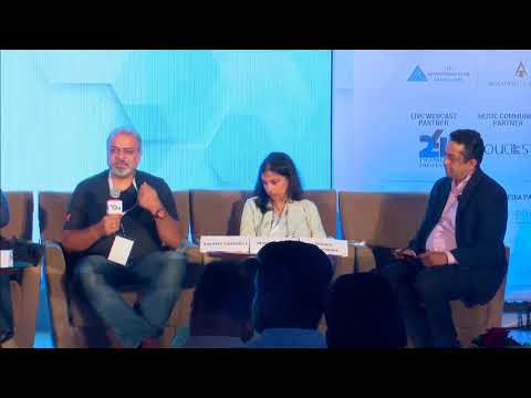 Sunder Madakshira moderates a panel discussion on the topic “Is Technology Driving the Future of CX?” at the Pitch CMO Summit on 4th Jul, 2018 at the Taj Vivanta, Bangalore