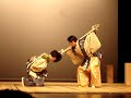 Bo-Shibari. Tighed to a rope.