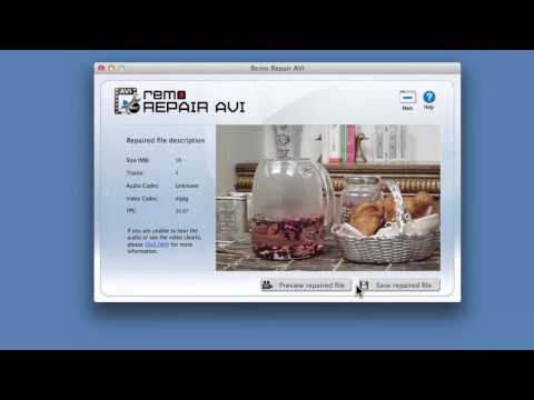 how to repair xvid.avi file