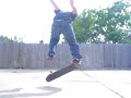 Backside view on how to do a kickflip Backside view on how to do a kickflip