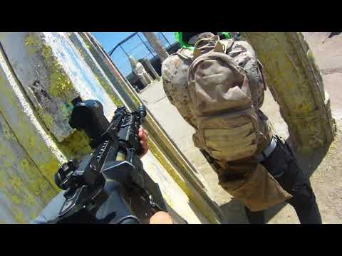 AIRSOFT CHEATER LIT UP BY DSG! OLD MAN TRIES TO FIGHT ME