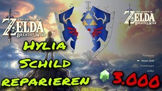 Hylia Schild reparieren - Zelda Breath of the Wild