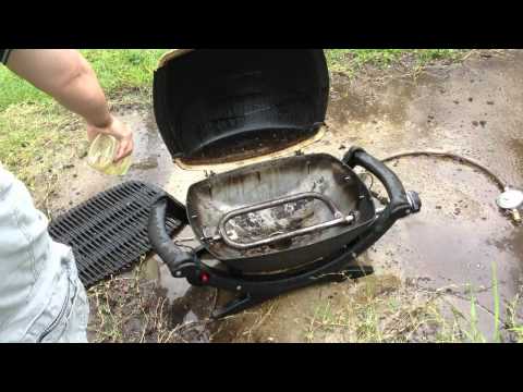 how to remove gas burner from weber q