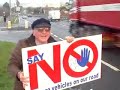 A55/A494 North Wales Motorway protest continues