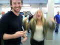 Singing mmmmbop at the apple store :) http://bit.ly/sj1CH