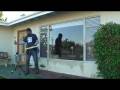 Window Cleaning: Using the Washer/Scrubber