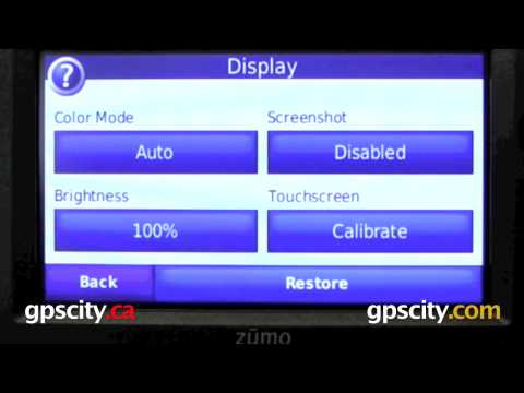 zumo 660 - GPSCity.com takes a closer look at the Garmin zumo 660. Find out all you need to know about the features available fin the Settings Screen on the Motorcycle ...