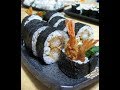 Recette japonaise : maki ou plutot futomaki a la crevette panee sur a-vos-baguettes.com