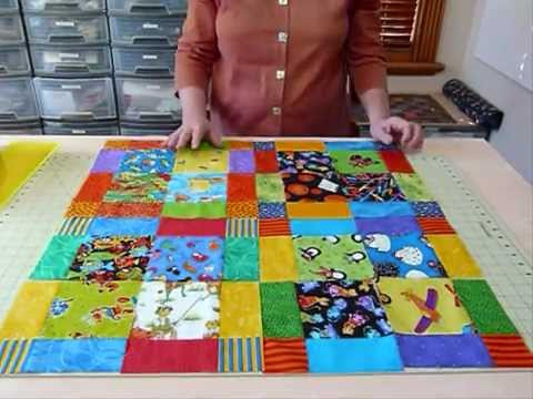 how to cut 5 inch squares for quilting