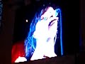 peter gabriel and his band headline the hyde park calling festival in london on sat, 23/6/07 as part of their warm up tour.  end of 'steam' and intro to and beginning of 'mother of violence' with melanie gabriel (peter's daughter) on vocals.  fuzzy pic is due to the pouring rain(: