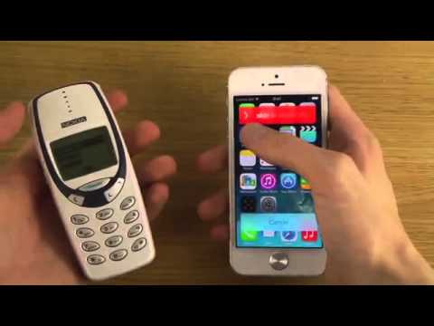 iPhone 5 iOS 7 GM vs. Nokia 3310 - Which Is Faster?