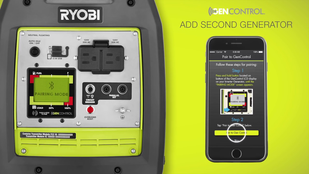 HOW TO RYOBI GENCONTROL SMARTPHONE APP RYOBI Landscapes