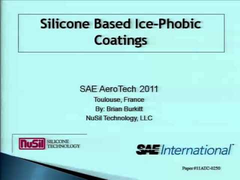 Ice Phobic Coatings for Control and Covered Surfaces