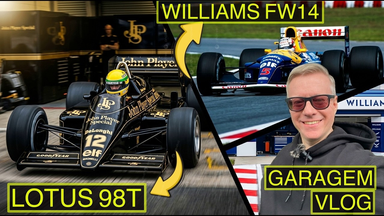 LOTUS 98T E WILLIAMS FW14: ícones da F1 | Garagem Vlog
