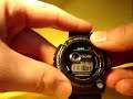 Frogman GW 200 Casio G-Shock menue show