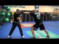 Neil Goliath Grove and Paul Connolly boxing training