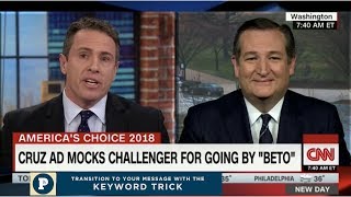 Video - Senator Ted Cruz Uses the “Keyword Trick” to Pivot from Negative Questions