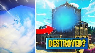 *LEAK* Tilted Towers getting DESTROYED? Castle in Snow Storm! (Fortnite)