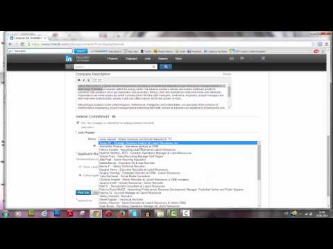 how to post a job on linkedin