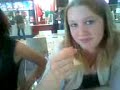 Friends eating
