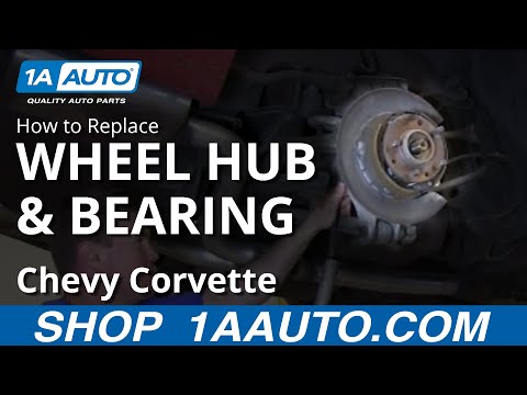 How To Install Replace Rear Wheel Bearing Hub 1984-96 Chevy Corvette