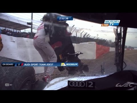Benoit Treluyer Crash, Recovery and Retirement 2014 WEC 6 Hours of Silverstone