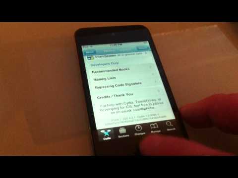 0 Video del jailbreak untethered de iOS 4.2.1 en un iPod Touch 4G