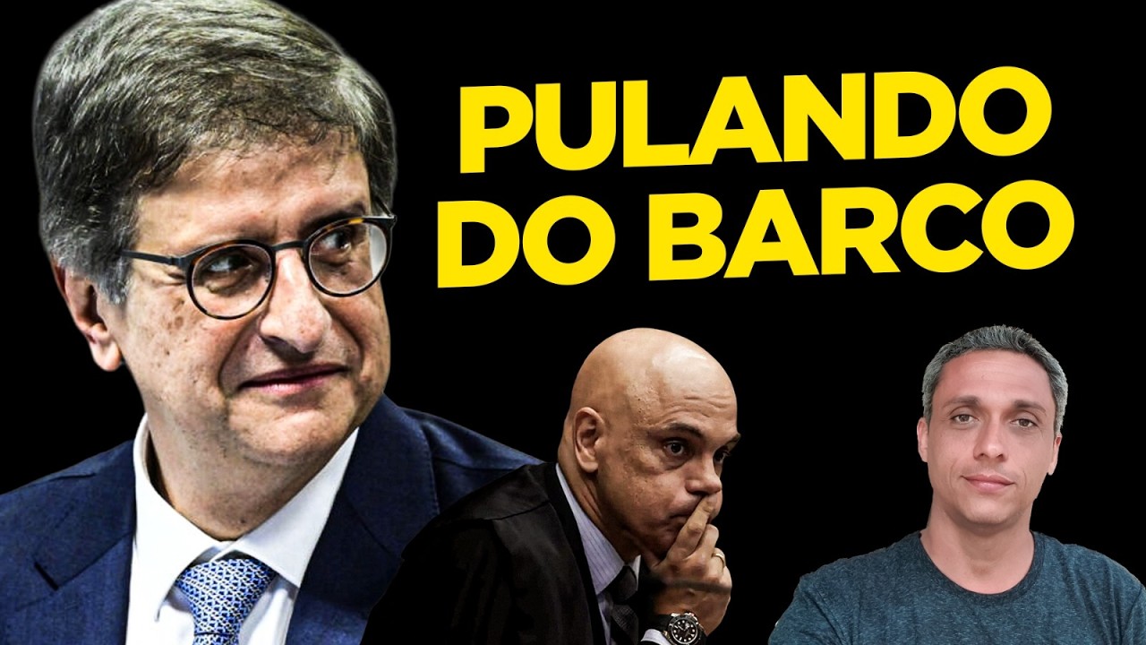 PULANDO DO BARCO - Paulo Gonet dá 3 sinais de vai abandonar Moraes.