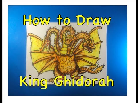 video-linktoworks-How to draw King Ghidorah - YouTube