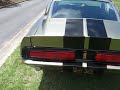 1968 Shelby GT 500E \"R\" Code Calif Black Plate 1968 Shelby GT 500E \"R\" Code Calif Black Plate