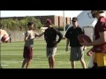 2012 Sun Devil Football Spring Practice - Coach Mike Norvell