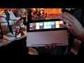 Intel Nikiski laptop hands-on at CES 2012 - Intel 终于为透明屏幕找到了一种用处