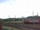 Train passing in York