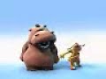 happy hippo in 