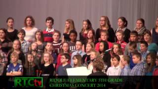 Riddle Elementary 5th Grade Christmas Concert