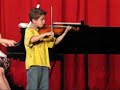 Le concours 2007 probatoire 2eme année de violon. Félicitation du jury ! bravo