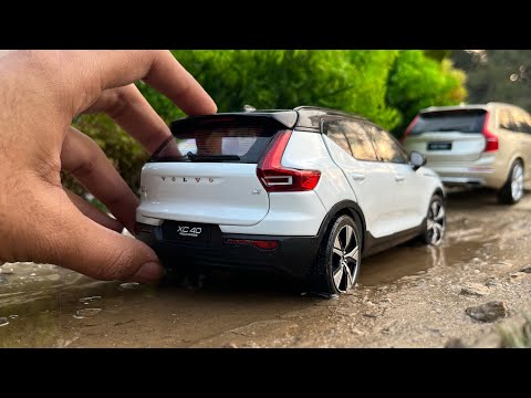 volvo xc40 118 scale mini car  volvo xc90  real like diecast model cars unboxing