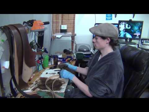 how to dye a leather belt