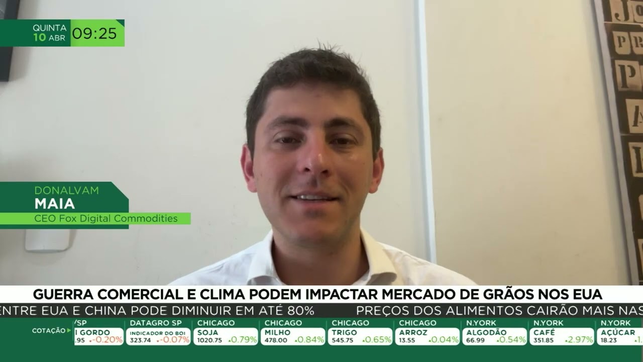 Guerra comercial e clima podem impactar mercado de grãos nos EUA