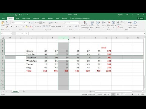 video-linktoworks-MS Excel Shortcut key: Select Whole Column/Row & Do...