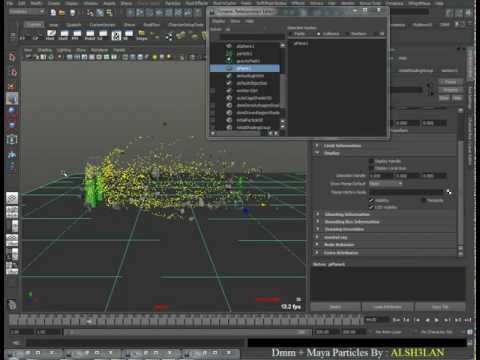 how to make an object dissolve in maya