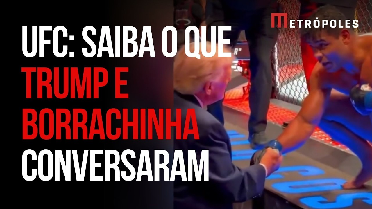 Trump elogia lutador brasileiro: “Bonito demais. Poderia ser modelo”