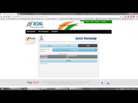 how to easy recharge bsnl