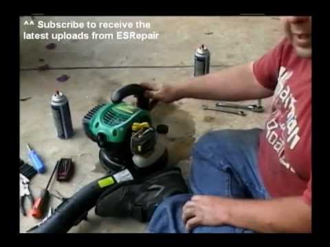 how to repair ryobi leaf blower