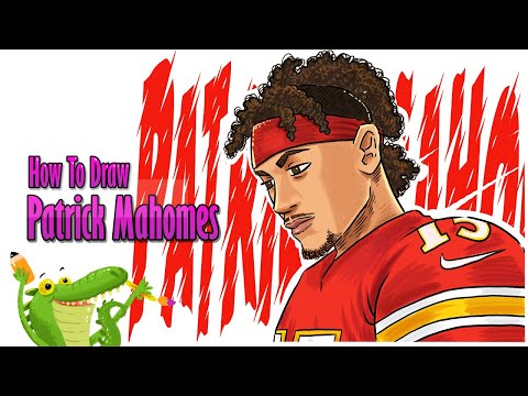 video-linktoworks-How to draw Patrick Mahomes - YouTube